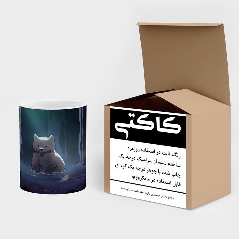 فاکس شاپ ماگ کاکتی طرح ماینکرافت minecraft مدل mgh41396