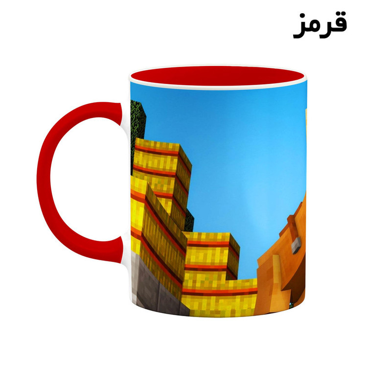 فاکس شاپ ماگ کاکتی طرح ماینکرافت minecraft مدل mgh41603