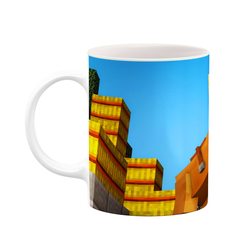 فاکس شاپ ماگ کاکتی طرح ماینکرافت minecraft مدل mgh41603