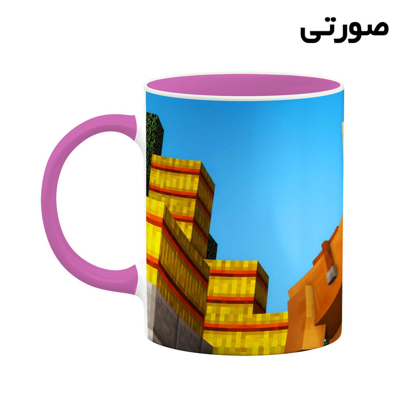 فاکس شاپ ماگ کاکتی طرح ماینکرافت minecraft مدل mgh41603