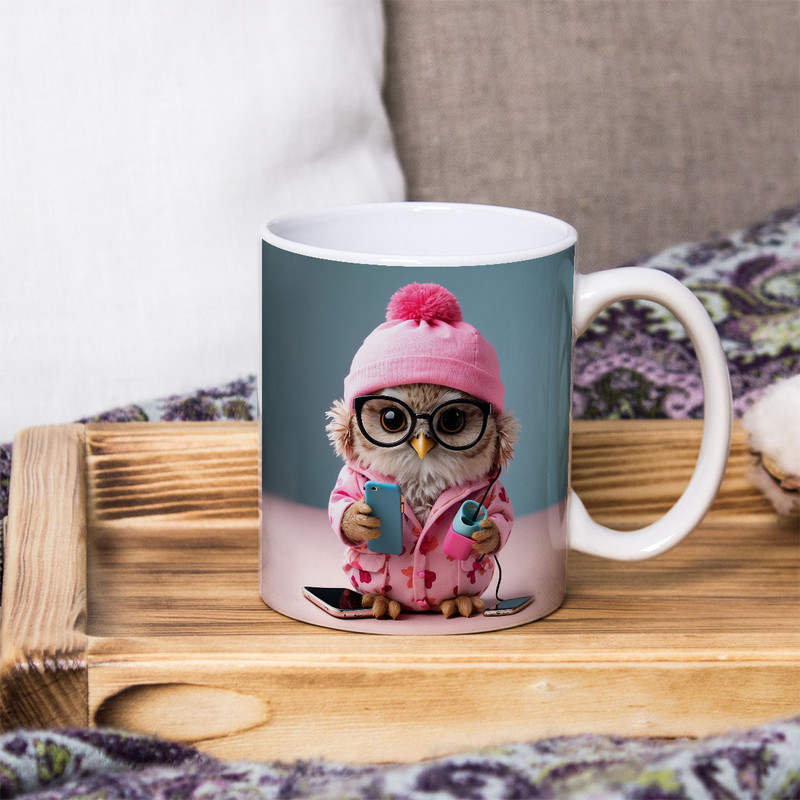 فاکس شاپ ماگ زیگورات مدل جغد کد 2174