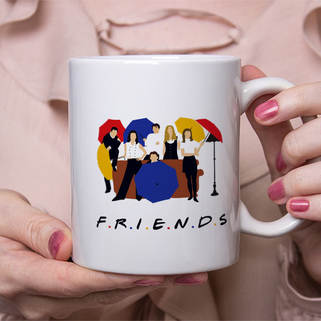 فاکس شاپ ماگ طرح friends مدل پرهام