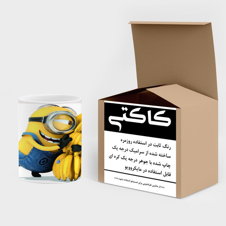 فاکس شاپ ماگ کاکتی طرح minion مینیون مدل mgh42595