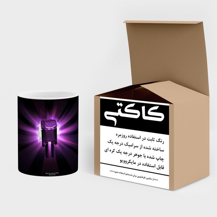 فاکس شاپ ماگ کاکتی طرح ماینکرافت minecraft مدل mgh41468