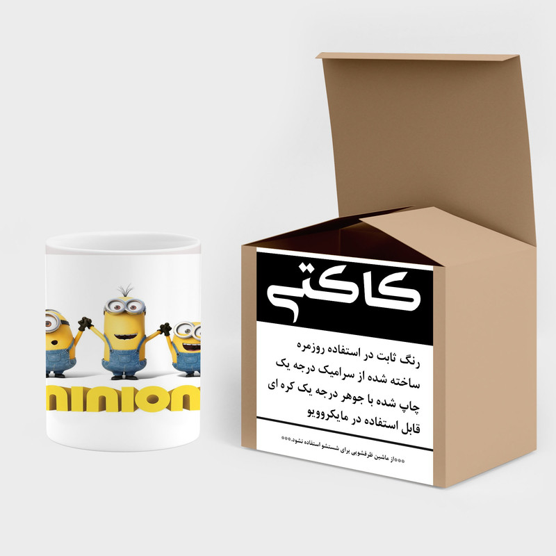 فاکس شاپ ماگ کاکتی طرح minion مینیون مدل mgh42820