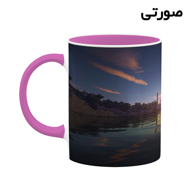 فاکس شاپ ماگ کاکتی طرح ماینکرافت minecraft مدل mgh41230