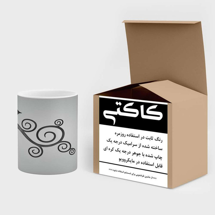 فاکس شاپ ماگ کاکتی مدل پرنده کد mgh15549