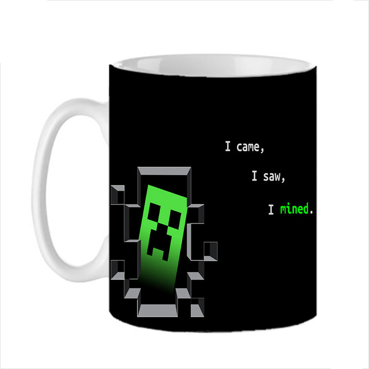 فاکس شاپ ماگ طرح creeper minecraft کریپر کد 465
