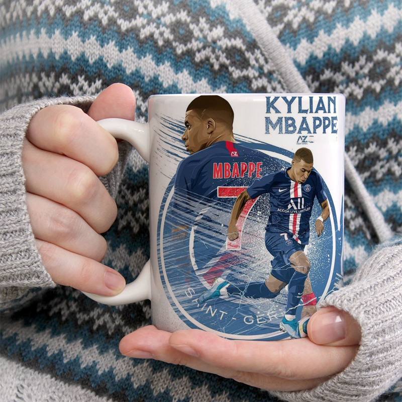 فاکس شاپ ماگ زیگورات مدل کیلیان امباپه Kylian Mbapp کد 1634