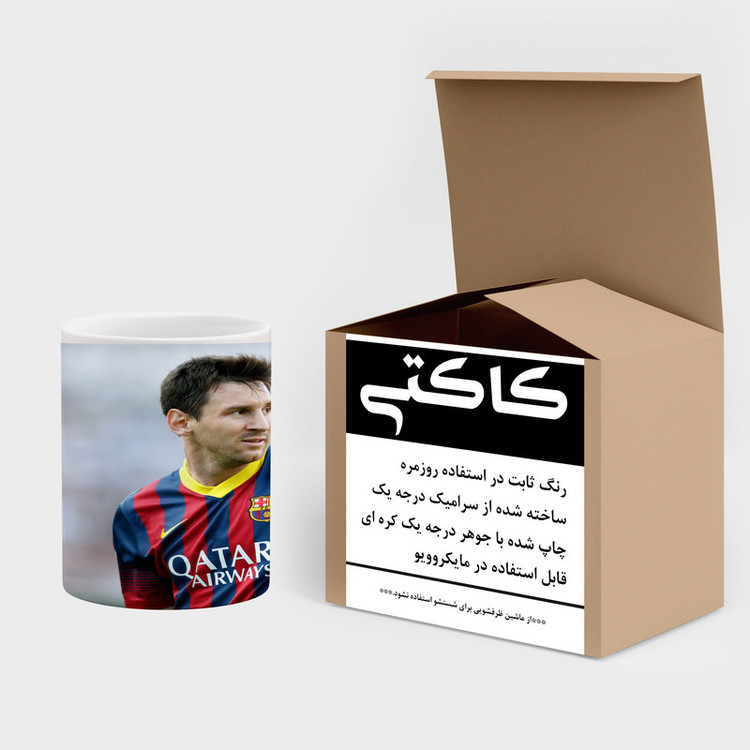 فاکس شاپ ماگ کاکتی طرح Leo Messi لئو مسی مدل mgh42562