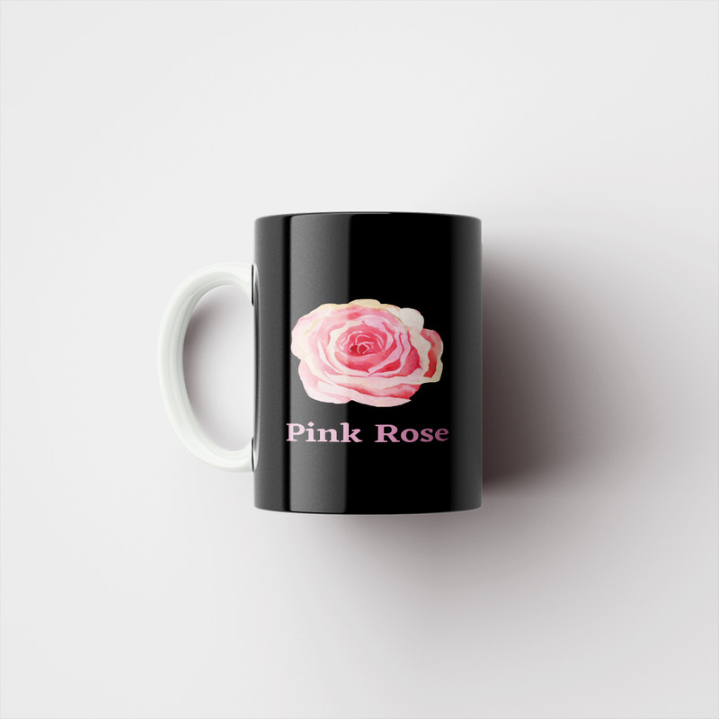 فاکس شاپ ماگ طرح PINK ROSE کد M60