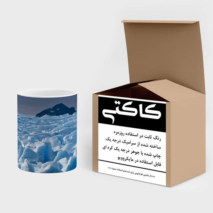 فاکس شاپ ماگ کاکتی مدل منظره برفی کد mgh14907