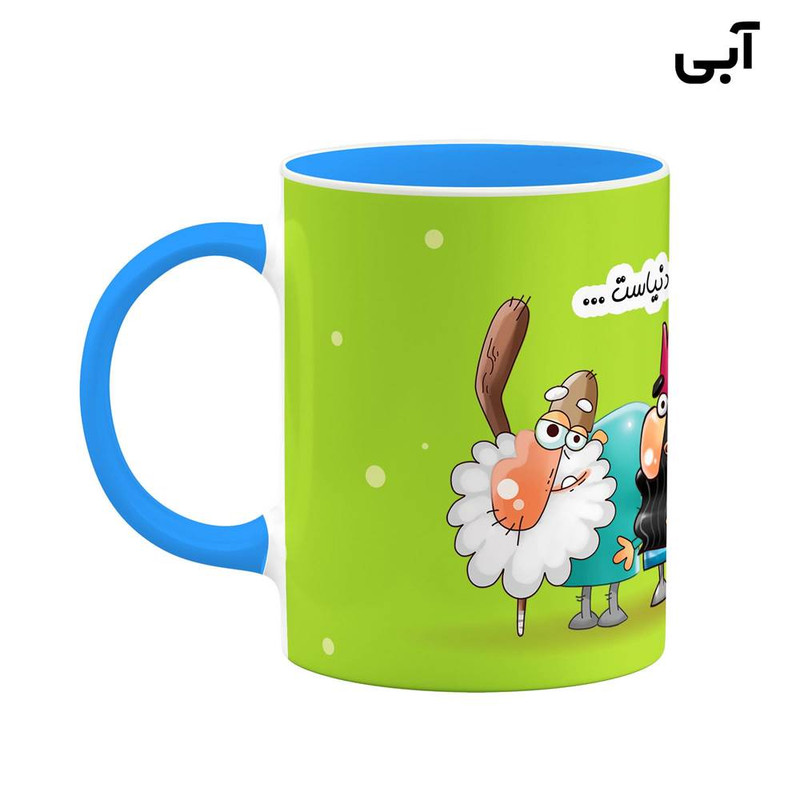 فاکس شاپ ماگ کاکتی طرح لیوان آکو مدل دیرین دیرین کد mgh55206