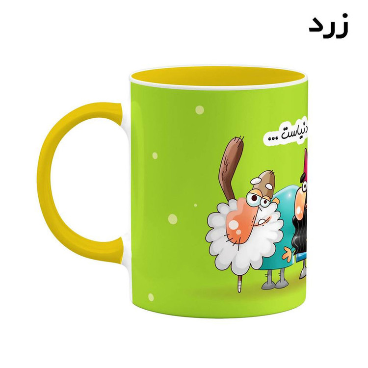 فاکس شاپ ماگ کاکتی طرح لیوان آکو مدل دیرین دیرین کد mgh55206