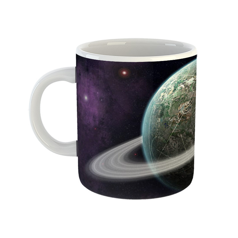 فاکس شاپ ماگ مدل سیاره طرح galaxy