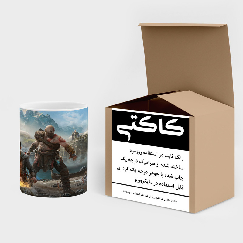 فاکس شاپ ماگ کاکتی طرح گاد آف وار God Of War مدل mgh40833