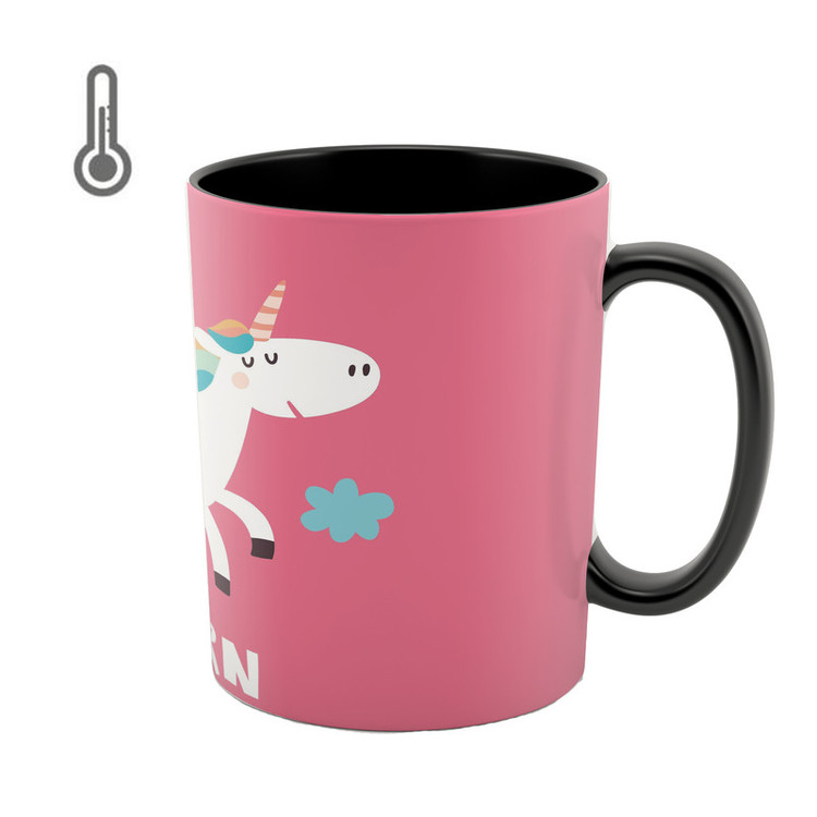 فاکس شاپ ماگ حرارتی طرح unicorn کد 02