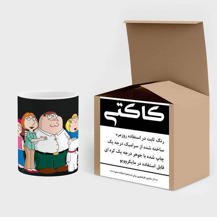 فاکس شاپ ماگ کاکتی مدل کارتون Family Guy کد mgh22593