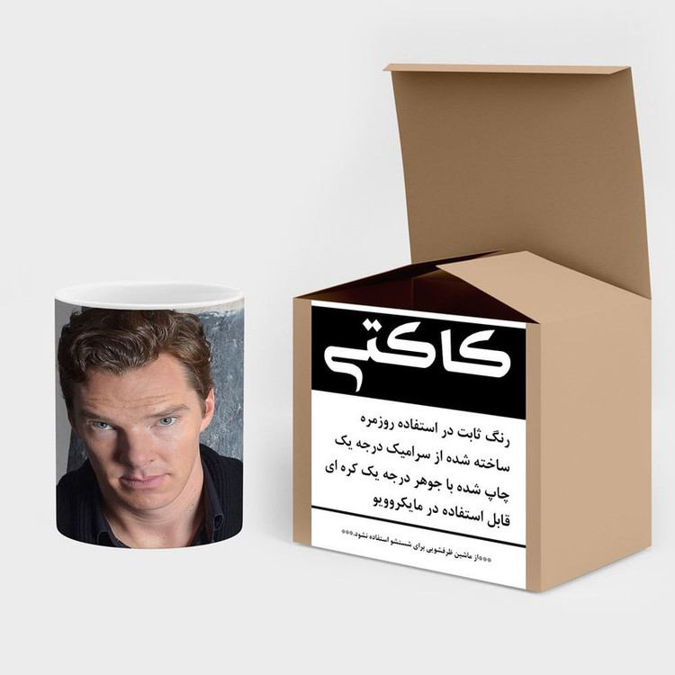 فاکس شاپ ماگ کاکتی طرح Benedict Cumberbatch مدل mgh25291