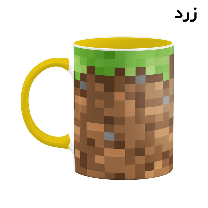 فاکس شاپ ماگ کاکتی طرح ماینکرافت minecraft مدل mgh41167