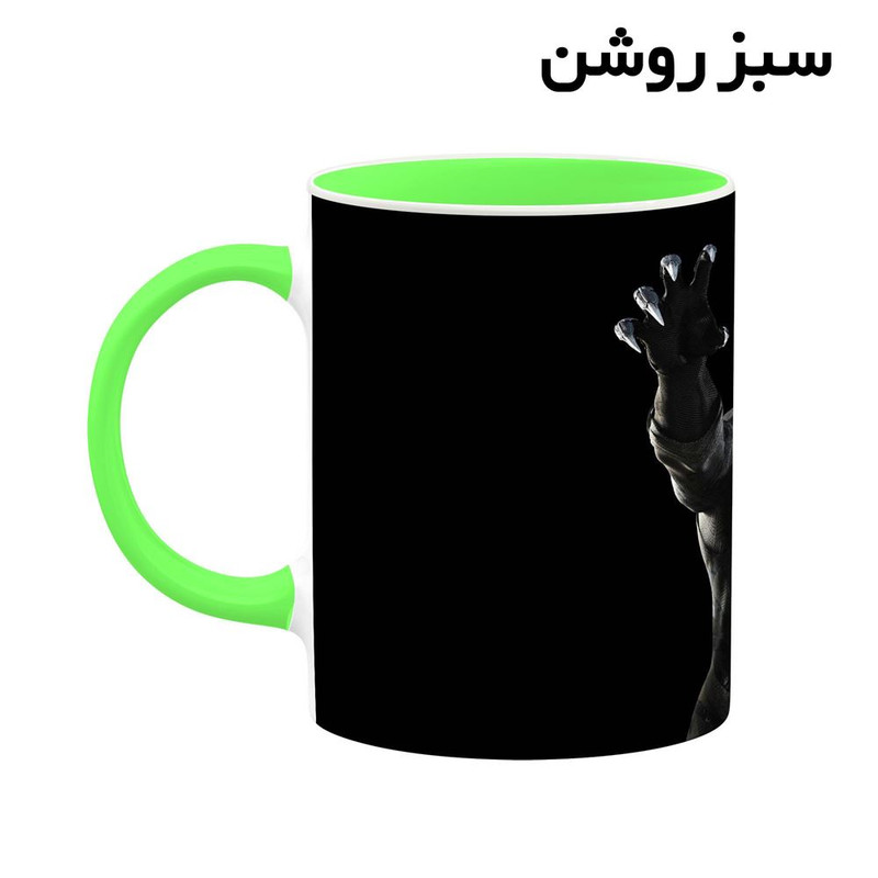 فاکس شاپ ماگ کاکتی مدل بلک پنتر Black Panther Marvel کد mgh38057
