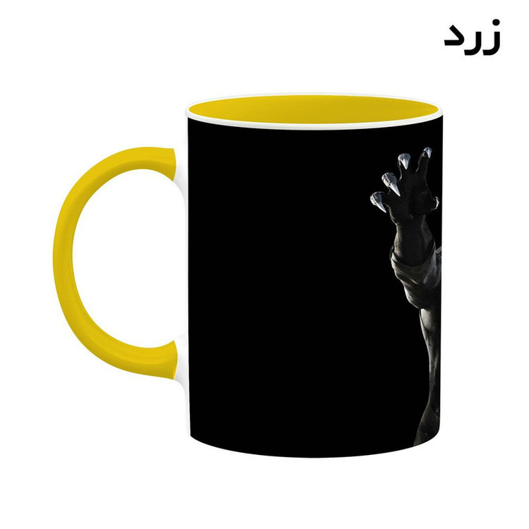 فاکس شاپ ماگ کاکتی مدل بلک پنتر Black Panther Marvel کد mgh38057