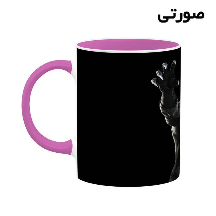 فاکس شاپ ماگ کاکتی مدل بلک پنتر Black Panther Marvel کد mgh38057