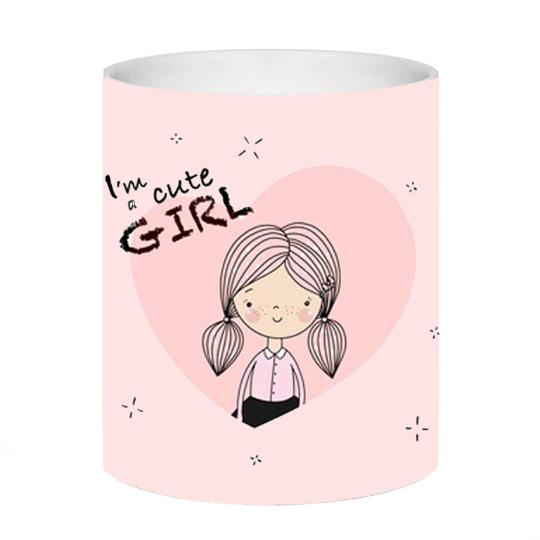 فاکس شاپ ماگ طرح cute girl کد 271