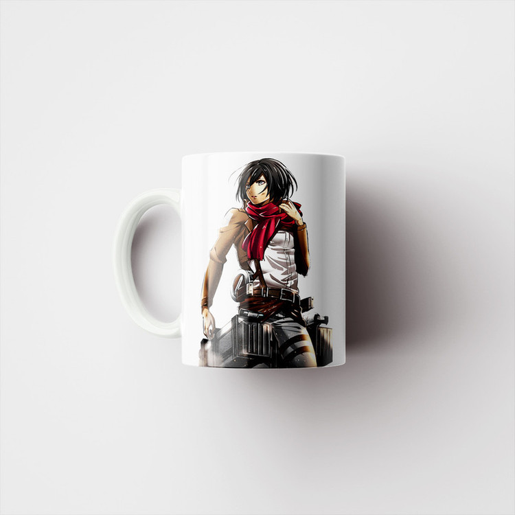 فاکس شاپ ماگ پادآفرین طرح انیمه اتک ان تایتان میکاسا Attack on Titan کد 0838