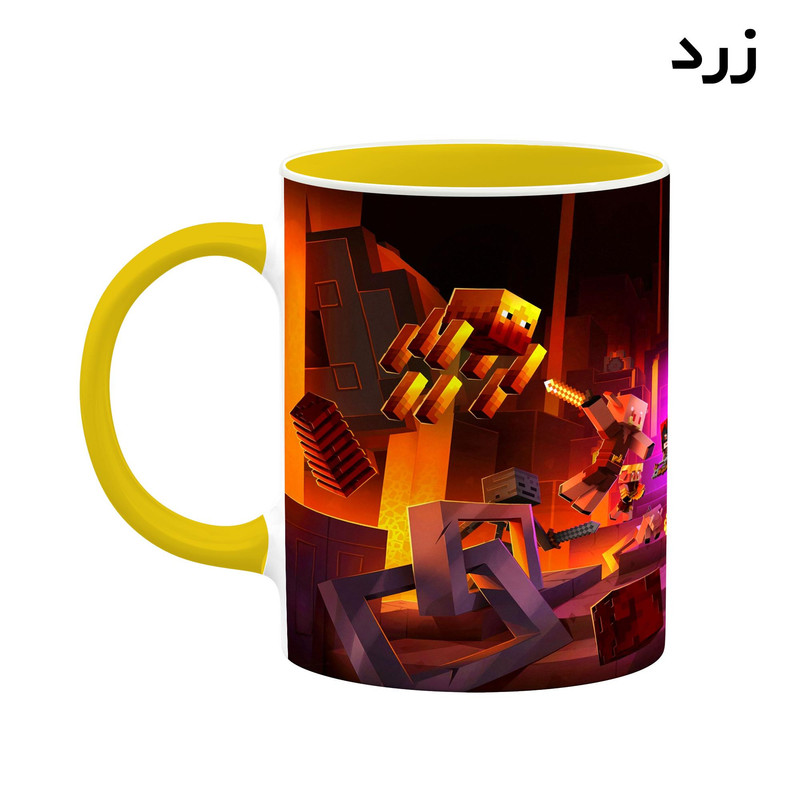 فاکس شاپ ماگ کاکتی طرح ماینکرافت minecraft مدل mgh41466