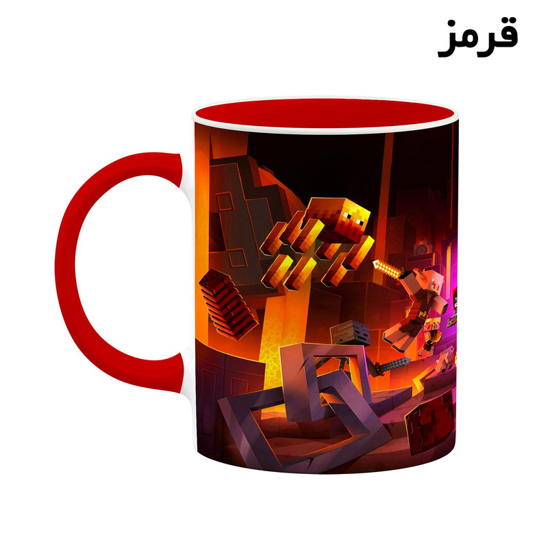 فاکس شاپ ماگ کاکتی طرح ماینکرافت minecraft مدل mgh41466