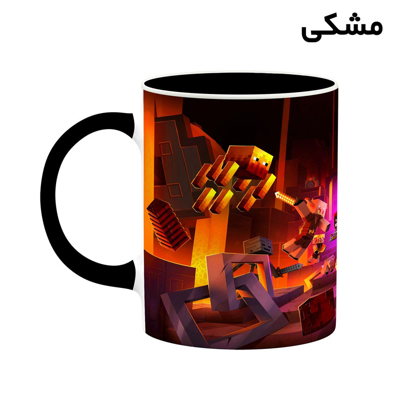 فاکس شاپ ماگ کاکتی طرح ماینکرافت minecraft مدل mgh41466