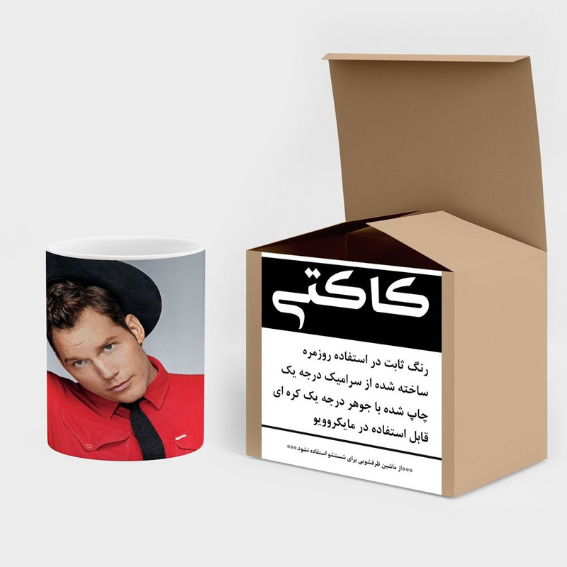 فاکس شاپ ماگ کاکتی طرح Chris Pratt مدل mgh25640