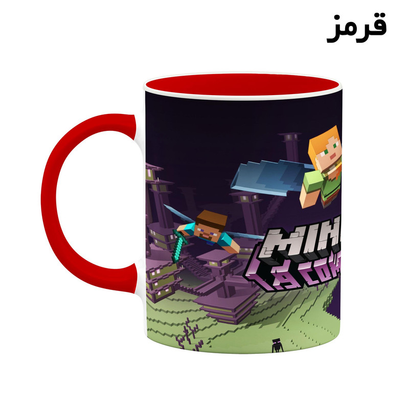 فاکس شاپ ماگ کاکتی طرح ماینکرافت minecraft مدل mgh41151