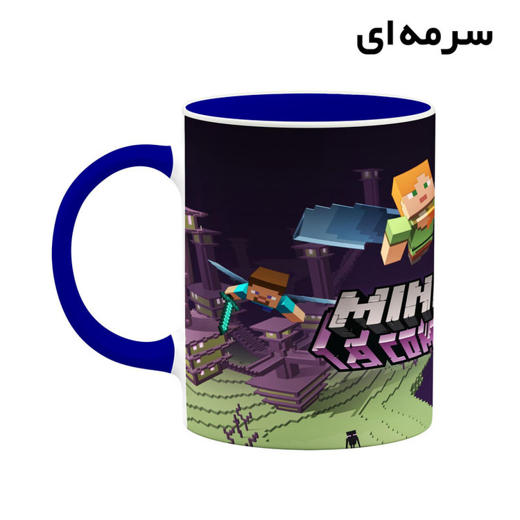 فاکس شاپ ماگ کاکتی طرح ماینکرافت minecraft مدل mgh41151