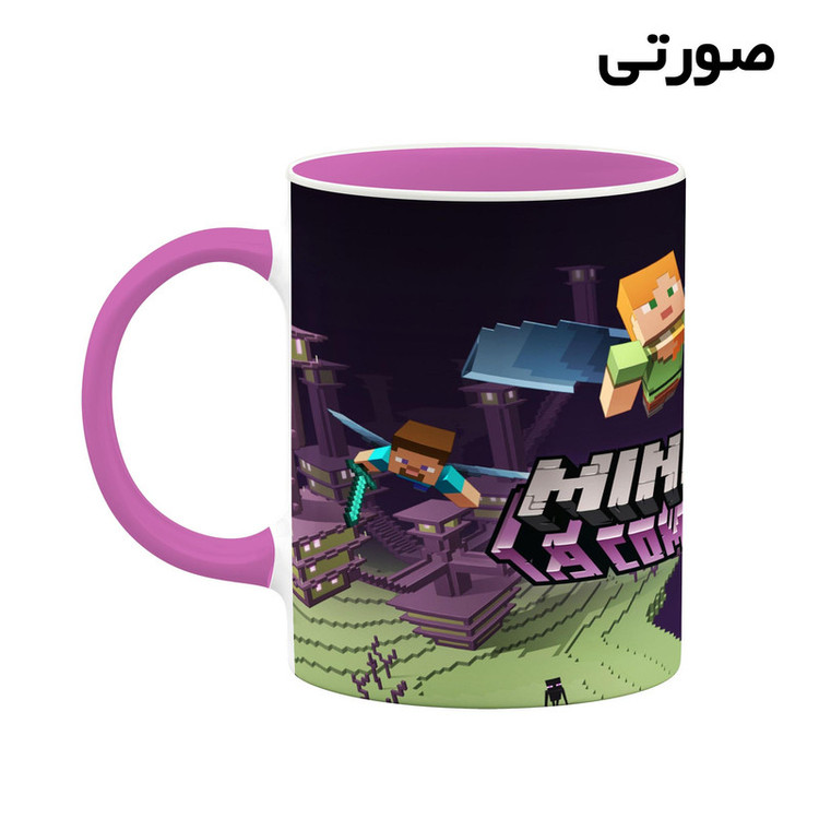 فاکس شاپ ماگ کاکتی طرح ماینکرافت minecraft مدل mgh41151