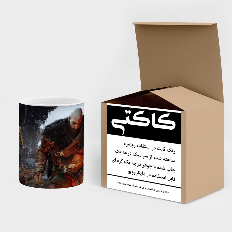 فاکس شاپ ماگ کاکتی طرح گاد آف وار God Of War مدل mgh40533