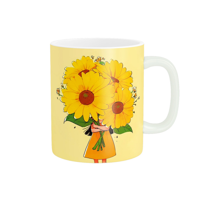 فاکس شاپ ماگ پاد آفرین طرح گل کد 2590