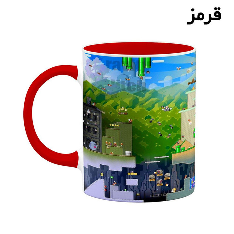فاکس شاپ ماگ کاکتی مدل بازی سوپر ماریو Super Mario World 2 Yoshi39s Island کد mgh30647