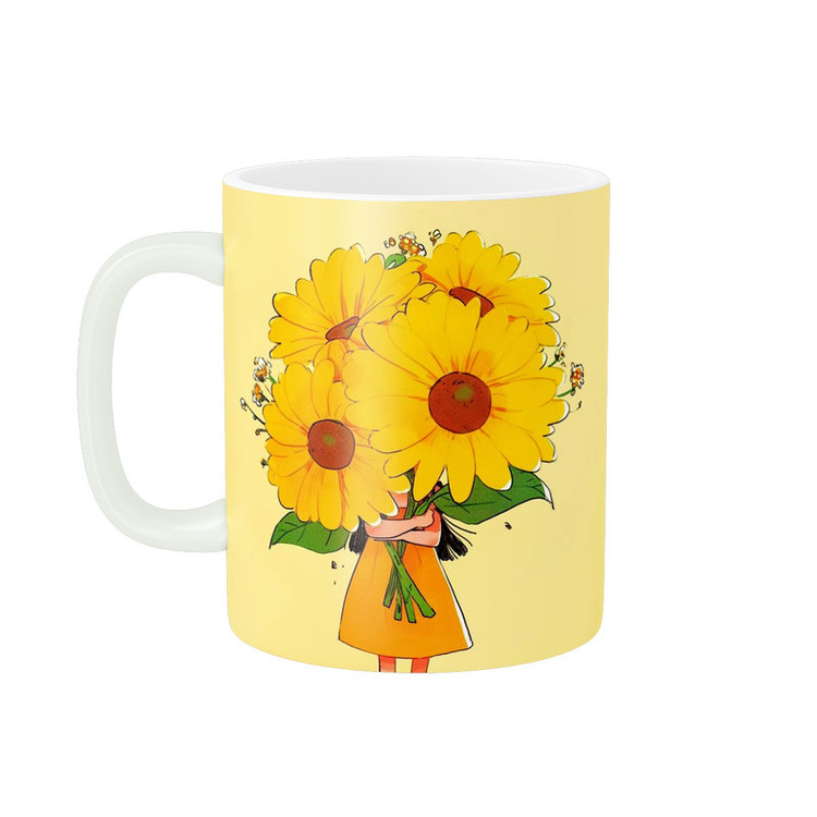 فاکس شاپ ماگ پاد آفرین طرح گل کد 2590