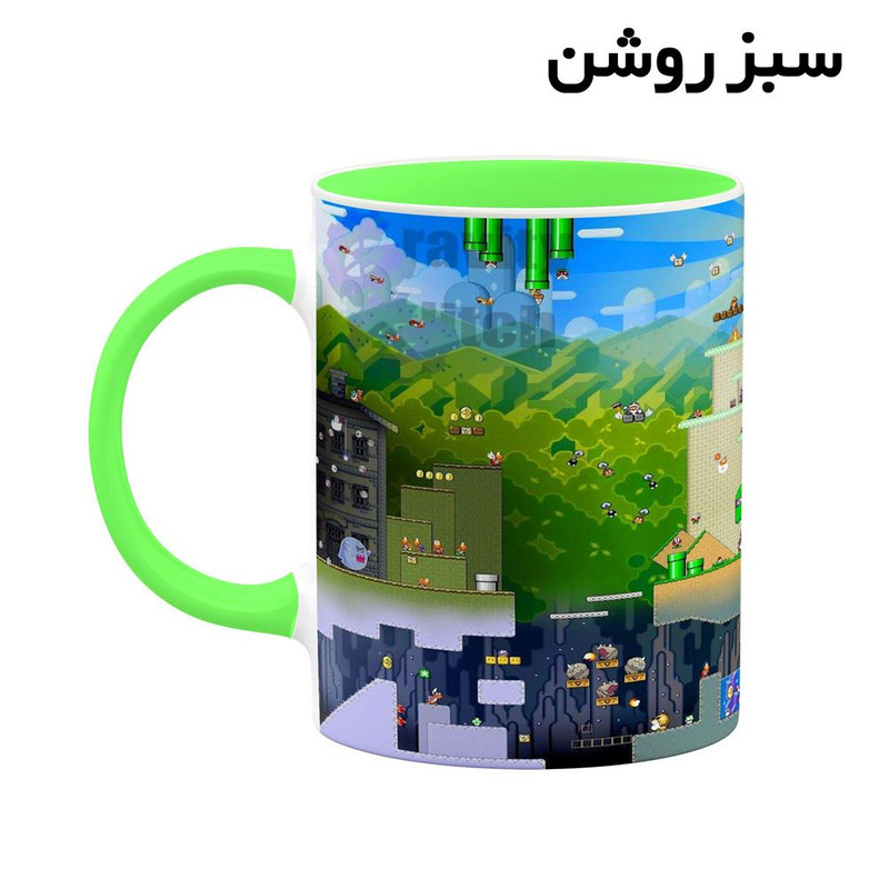 فاکس شاپ ماگ کاکتی مدل بازی سوپر ماریو Super Mario World 2 Yoshi39s Island کد mgh30647