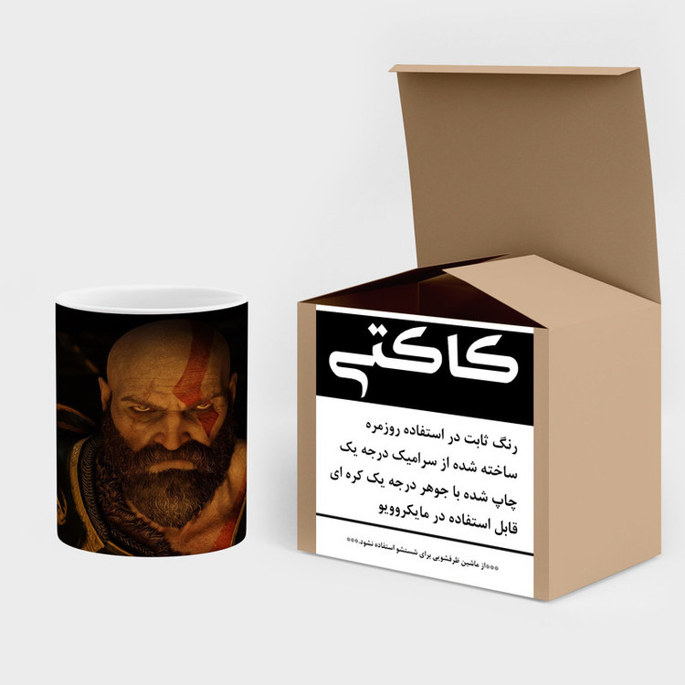 فاکس شاپ ماگ کاکتی طرح گاد آف وار God Of War مدل mgh40475