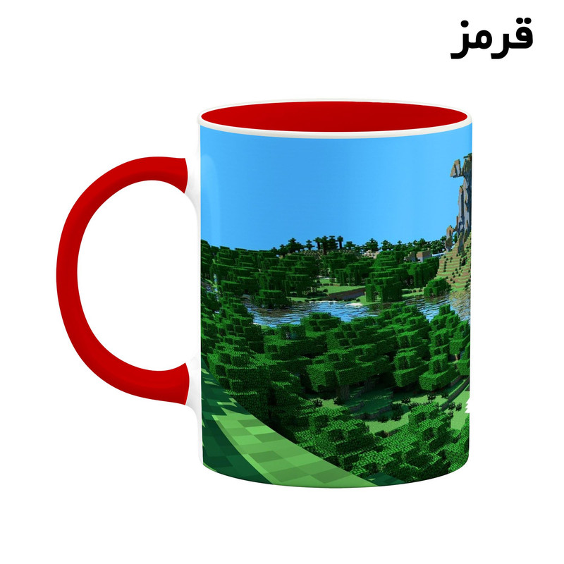 فاکس شاپ ماگ کاکتی طرح ماینکرافت minecraft مدل mgh41580