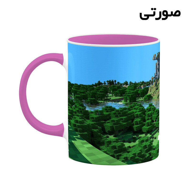 فاکس شاپ ماگ کاکتی طرح ماینکرافت minecraft مدل mgh41580