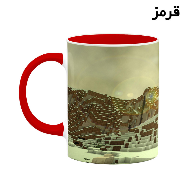 فاکس شاپ ماگ کاکتی طرح ماینکرافت minecraft مدل mgh41101