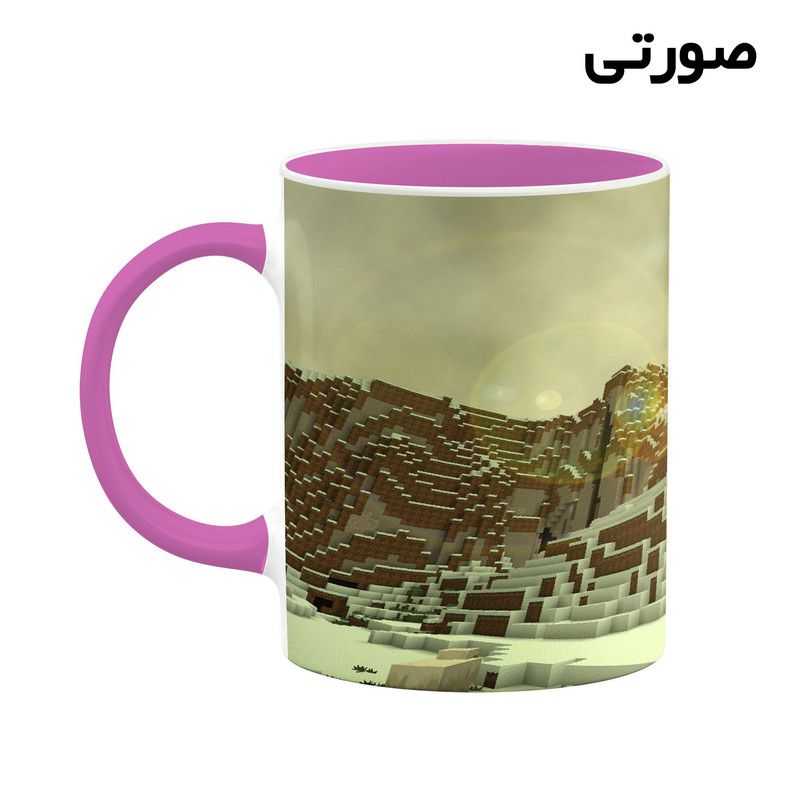 فاکس شاپ ماگ کاکتی طرح ماینکرافت minecraft مدل mgh41101