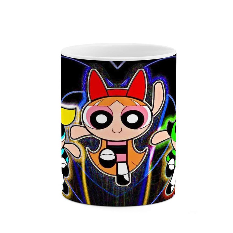 فاکس شاپ ماگ کاکتی مدل کارتون The Powerpuff Girls کد mgh23457