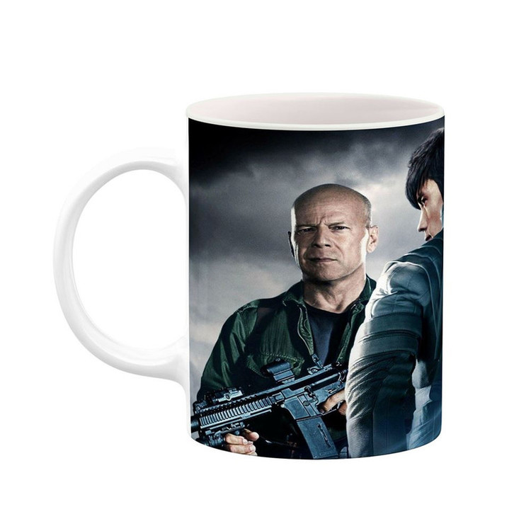 فاکس شاپ ماگ کاکتی طرح بروس ویلیس Bruce Willis مدل mgh25377