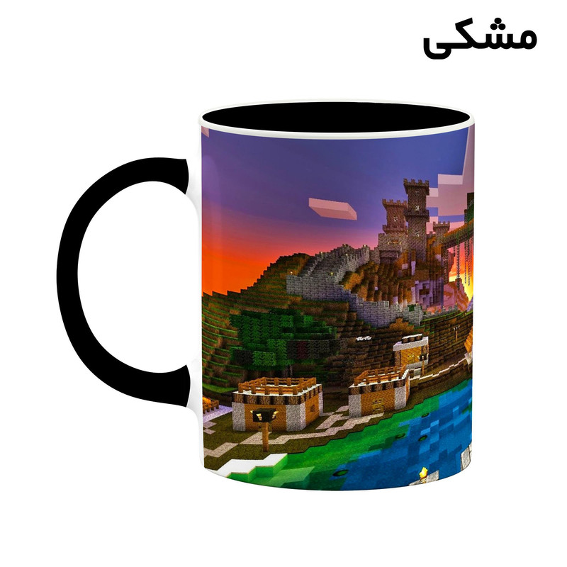 فاکس شاپ ماگ کاکتی طرح ماینکرافت minecraft مدل mgh41131