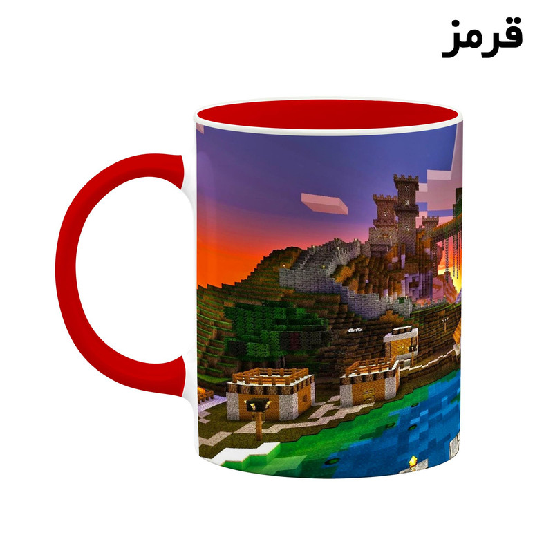 فاکس شاپ ماگ کاکتی طرح ماینکرافت minecraft مدل mgh41131